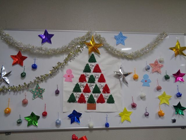 クリスマスの飾りつけ1